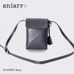 【正規取扱店】ポイント10倍【aniary アニアリ】エス-フィルム レザー 牛革 本革 ショルダーバッグ ビジネス 通勤 メンズ【ギフト】日本製 33-03000-nv [送料無料]