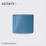 【正規取扱店】ポイント10倍【aniary アニアリ】ジー-フィルム レザー 牛革 本革 ウォレット メンズ【ギフト】日本製 34-20000-blgy