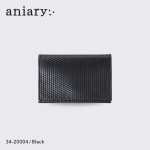 【正規取扱店】ポイント10倍【aniary アニアリ】ジー-フィルム レザー 牛革 本革 カードケース 名刺入れ メンズ【ギフト】日本製 34-20004-bk