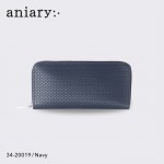 【正規取扱店】ポイント10倍【aniary アニアリ】ジー-フィルム レザー 牛革 本革 ウォレット メンズ【ギフト】日本製 34-20019-nv