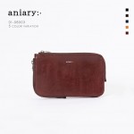 【aniary|アニアリ】アンティークレザー クラッチバッグ 01-08003-MA