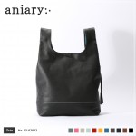 【aniary|アニアリ】クロッシングレザー トートバッグ 23-02002-BK
