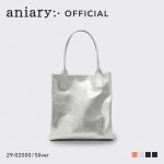 【aniary|アニアリ】メタリックレザー トートバッグ 29-02000-SV