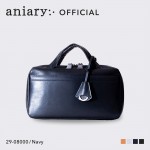 【aniary|アニアリ】メタリックレザー クラッチバッグ 29-08000-NV