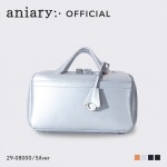 【aniary|アニアリ】メタリックレザー クラッチバッグ 29-08000-SV