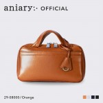【aniary|アニアリ】メタリックレザー クラッチバッグ 29-08000-OR