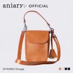 【aniary|アニアリ】メタリックレザー ショルダーバッグ 29-03000-OR