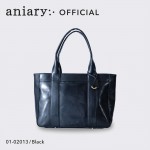 【aniary|アニアリ】アンティークレザー トートバッグ 01-02013-BK