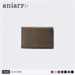 【aniary|アニアリ】ウェーブレザー カードケース 16-20004-OLV