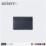 【aniary|アニアリ】ウェーブレザー カードケース 16-20004-DBL