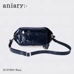 【正規取扱店】【aniary アニアリ】シー-フィルム レザー 牛革 本革 ボディバッグ ビジネス 通勤 メンズ【ギフト】日本製 35-07000-nv