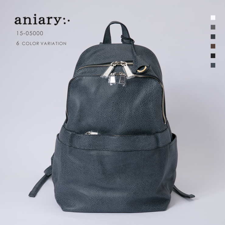 Aniary Online Web Store アニアリ オンラインストア 通販 Aniary アニアリ グラインドレザー リュックサック 15