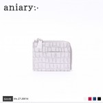 【aniary|アニアリ】ティントエンボシングレザー コインケース 27-20014-WH
